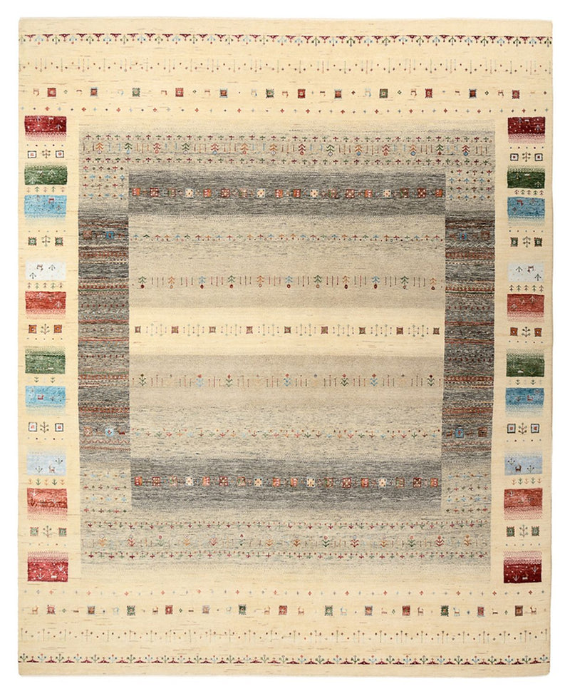 インド ロリバフト 絨毯 304x251cm - ウールラグ