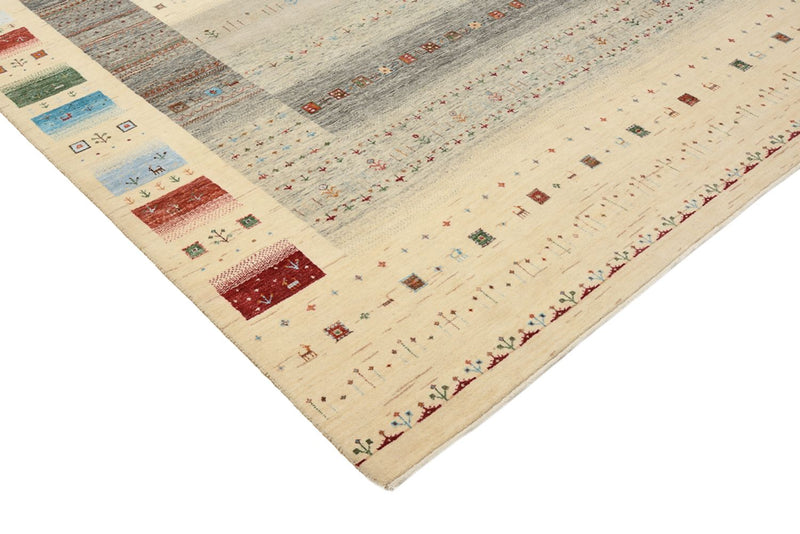 インド ロリバフト 絨毯 304x251cm - ウールラグ