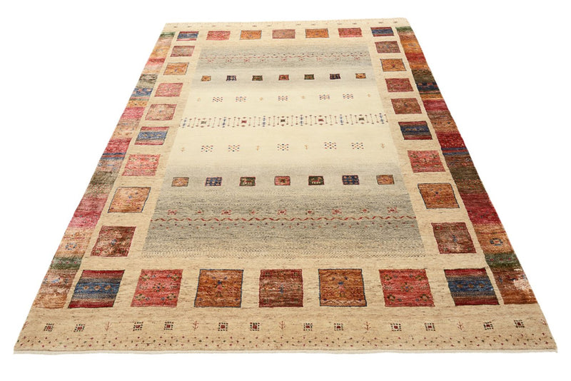 インド ロリバフト 絨毯 244x172cm - ウールラグ