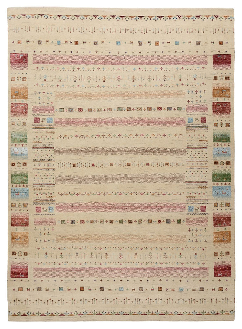 インド ロリバフト 絨毯 239x174cm - ウールラグ
