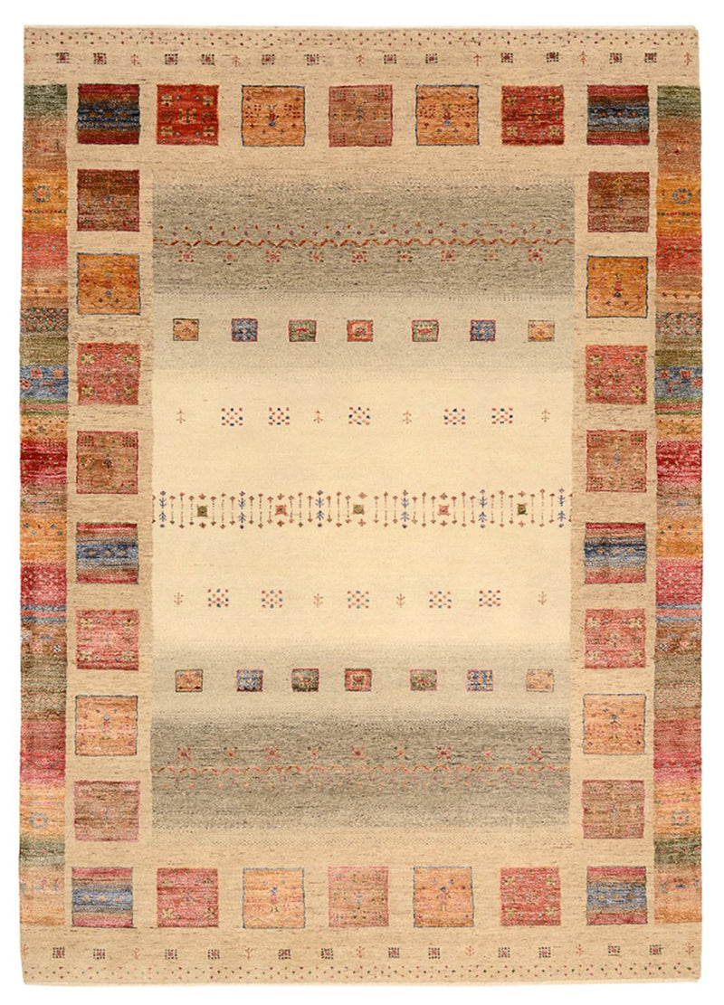 インド ロリバフト 絨毯 244x175cm - ウールラグ