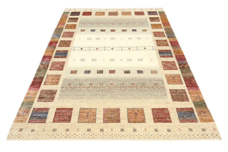 インド ロリバフト 絨毯 244x175cm - ウールラグ