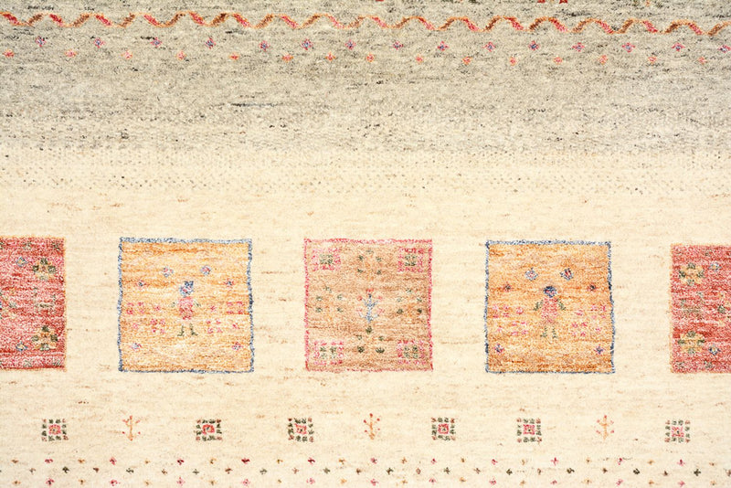 インド ロリバフト 絨毯 244x175cm - ウールラグ