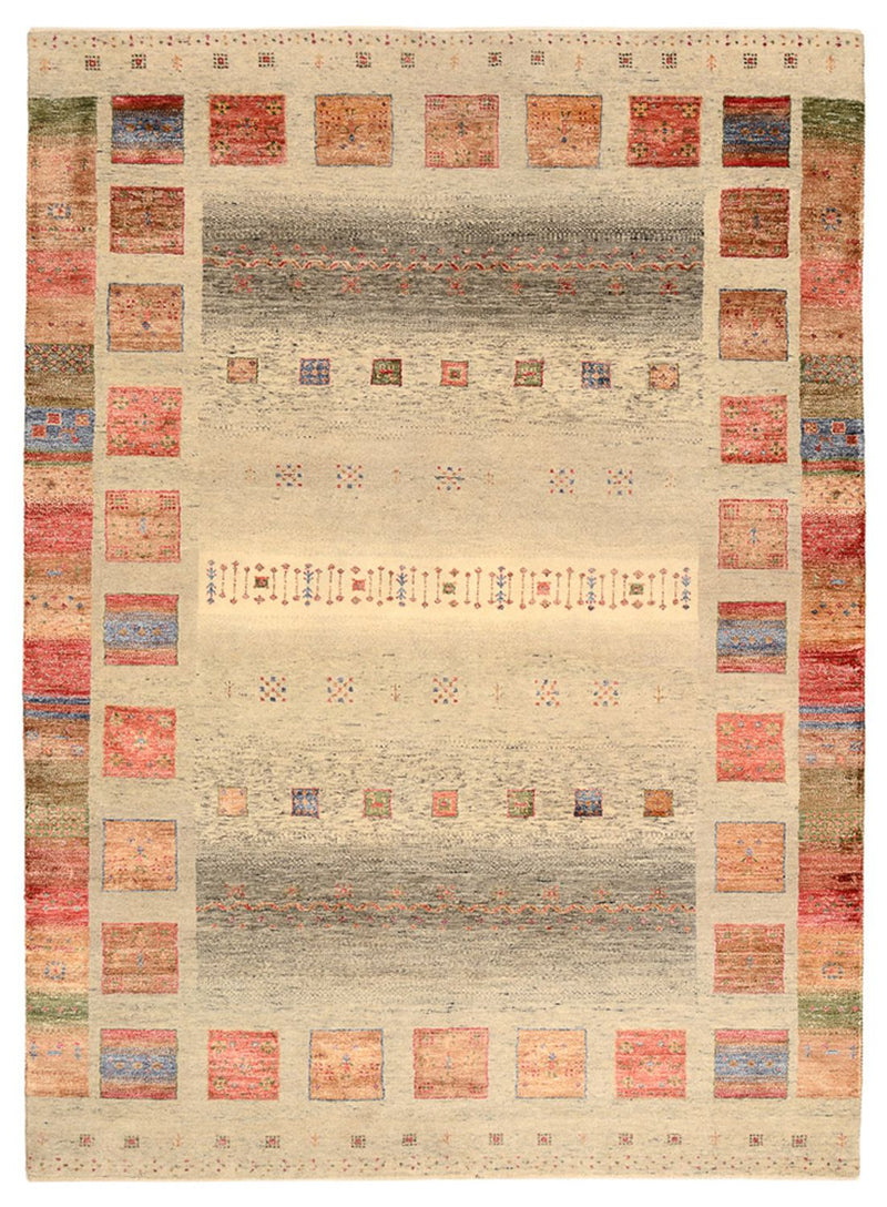 インド ロリバフト 絨毯 241x176cm - ウールラグ