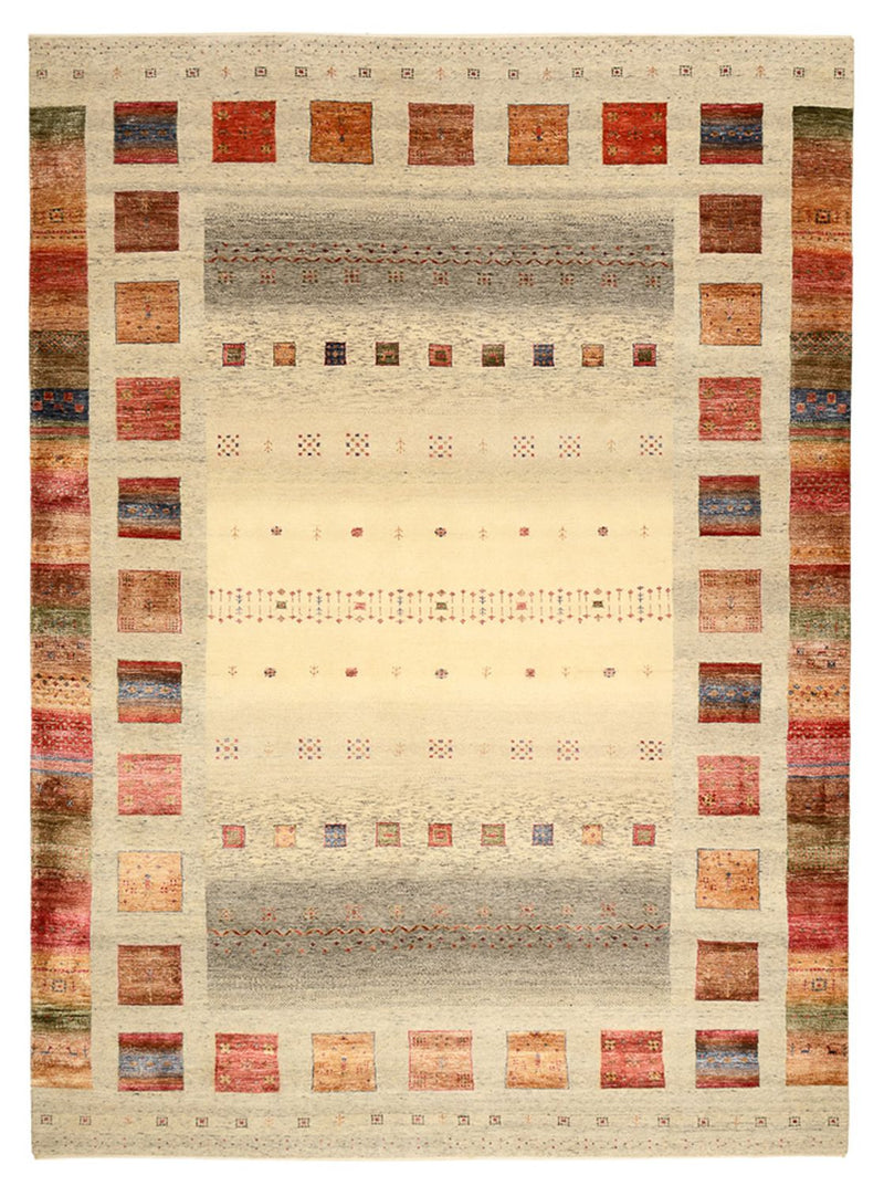 インド ロリバフト 絨毯 341x248cm - ウールラグ