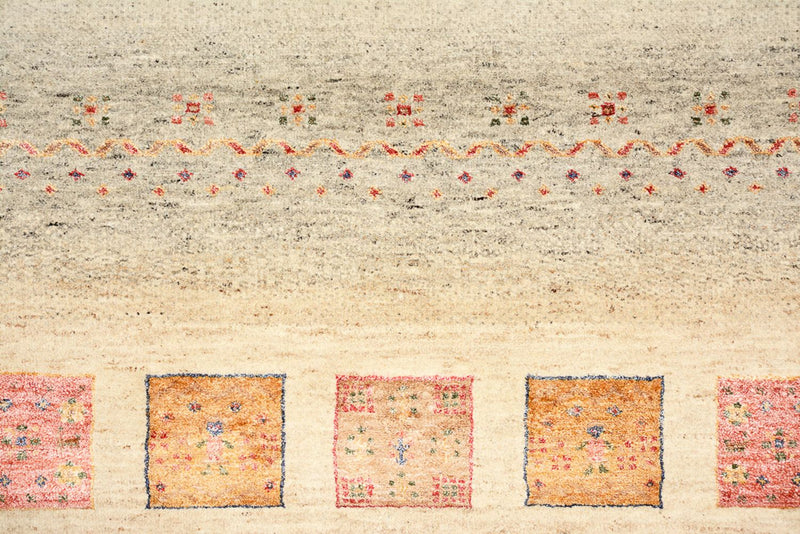 インド ロリバフト 絨毯 205x153cm - ウールラグ