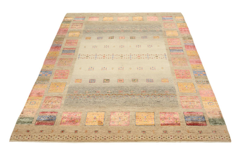 インド ロリバフト 絨毯 205x153cm - ウールラグ