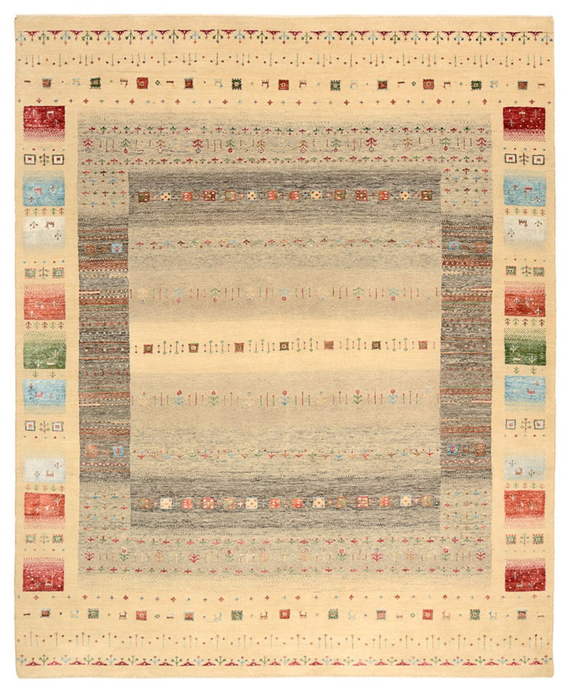 インド ロリバフト 絨毯 252x203cm - ウールラグ