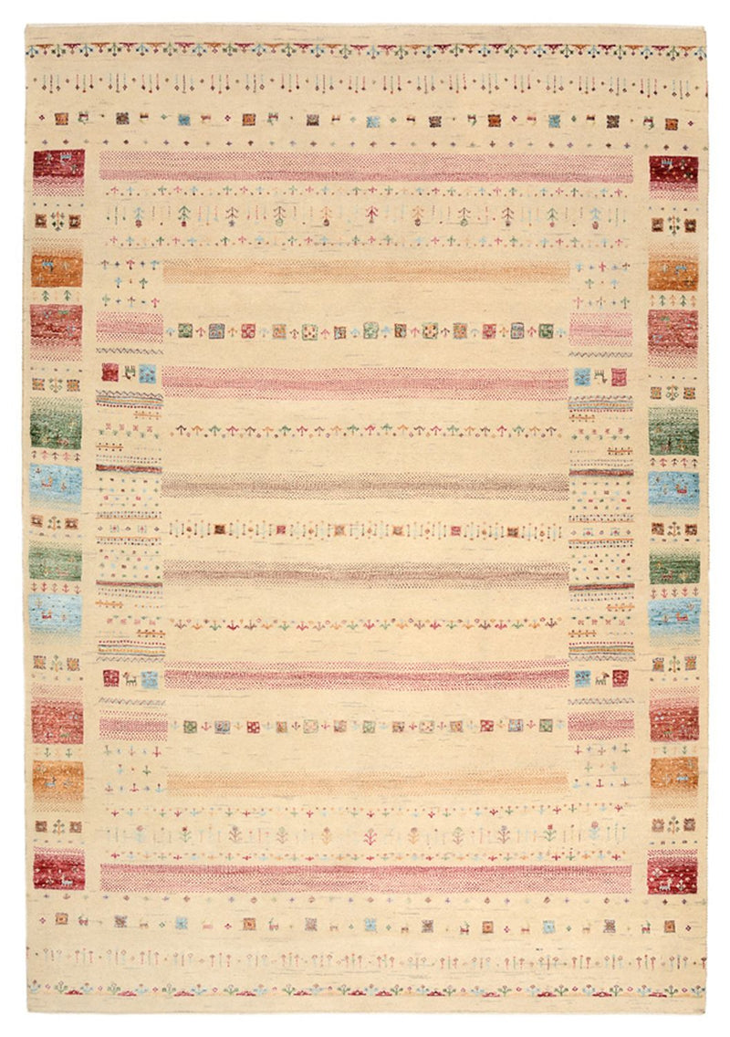 インド ロリバフト 絨毯 246x171cm - ウールラグ