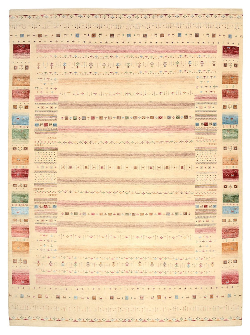 インド ロリバフト 絨毯 335x248cm - ウールラグ