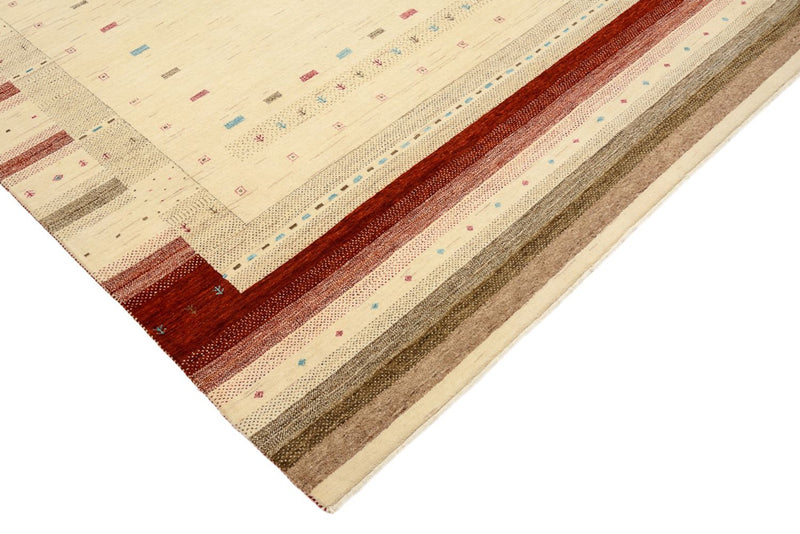 インド ロリバフト 絨毯 296x203cm - ウールラグ