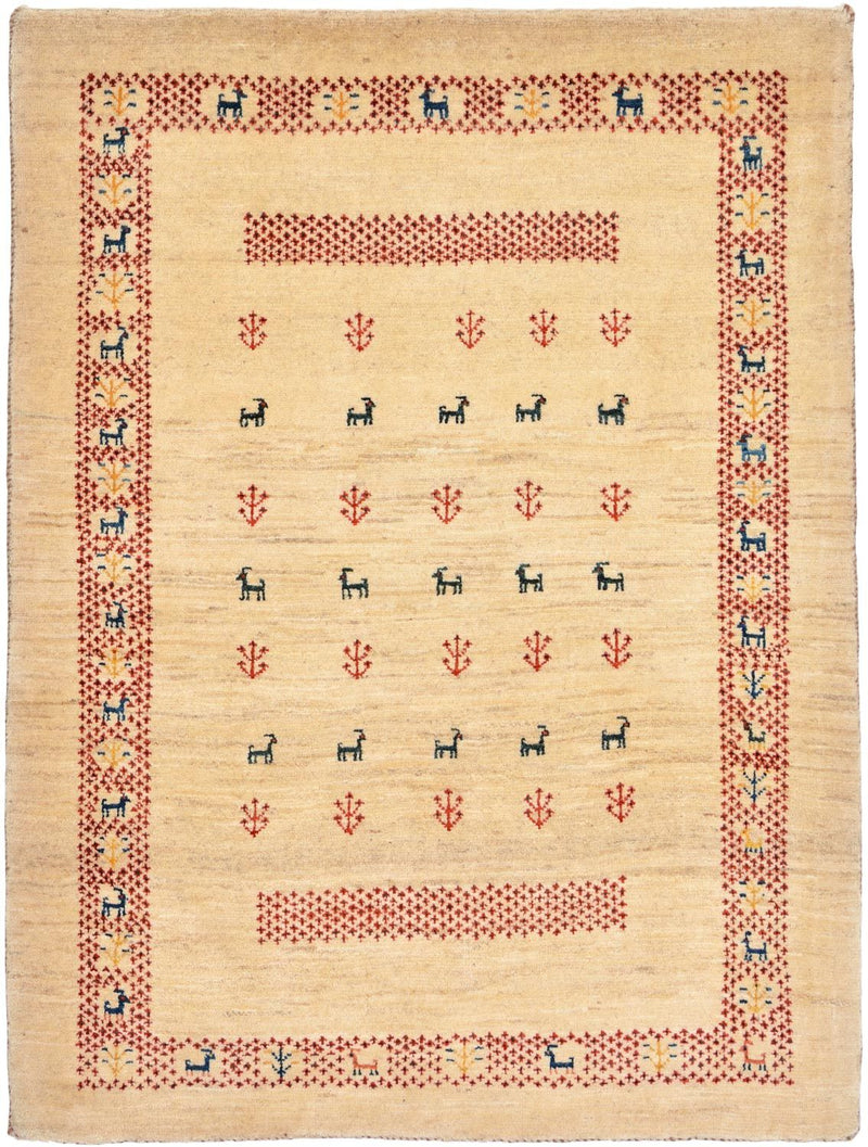 ロリバフト 絨毯 113x84cm - ペルシャウールラグ