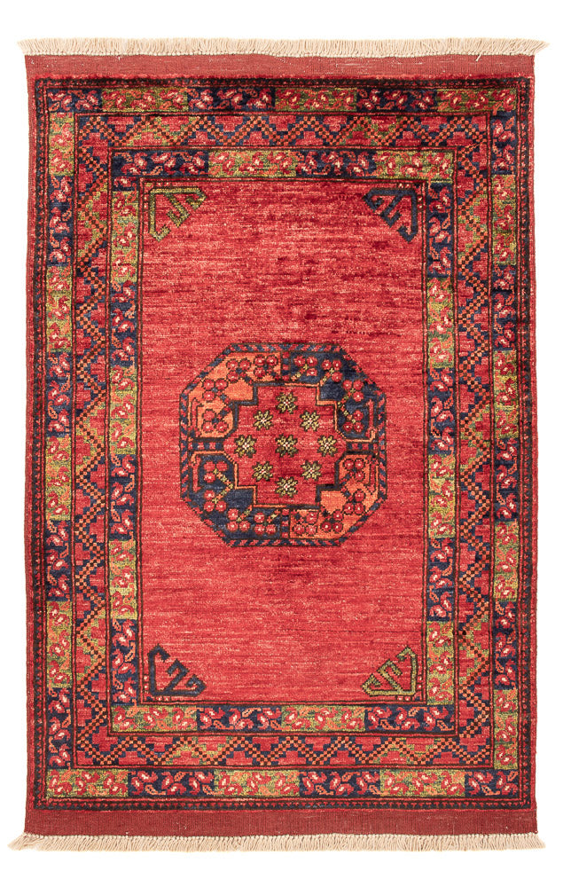 アフガン絨毯 123x83cm - オリエンタル絨毯