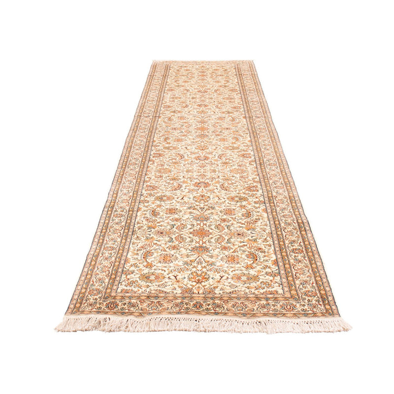 カシミールシルク 絨毯 444x94cm - オリエンタル絨毯