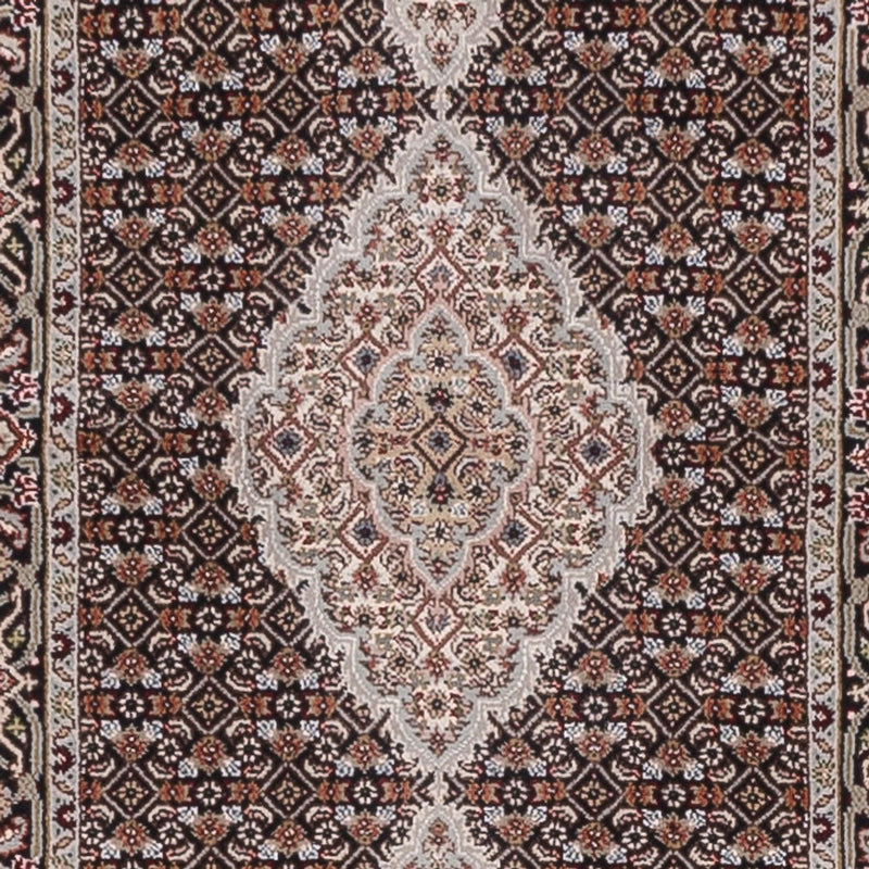 インド タブリーズ 絨毯 406x82cm - オリエンタル絨毯