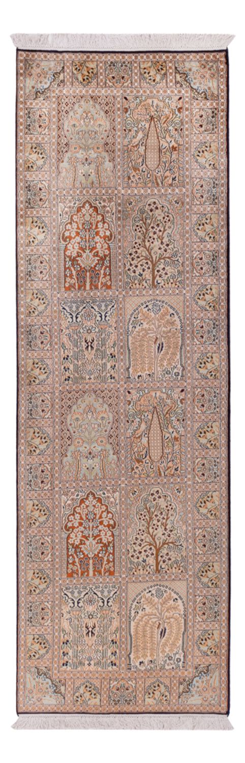 カシミールシルク 絨毯 259x79cm - オリエンタル絨毯