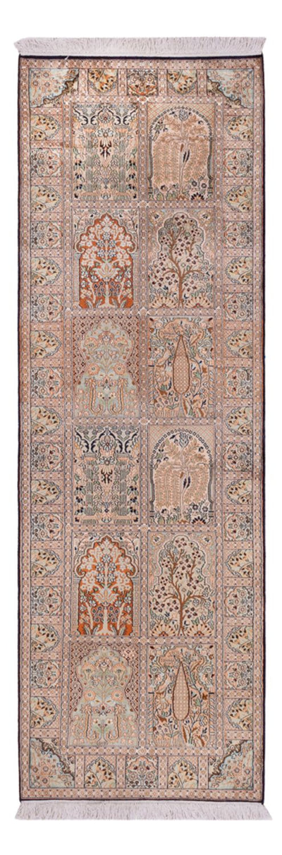 カシミールシルク 絨毯 80x243cm - オリエンタル絨毯