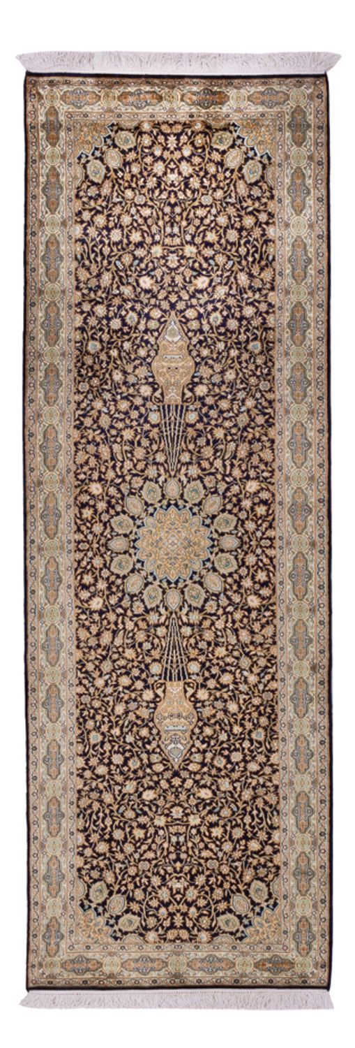 カシミールシルク 絨毯 255x81cm - オリエンタル絨毯