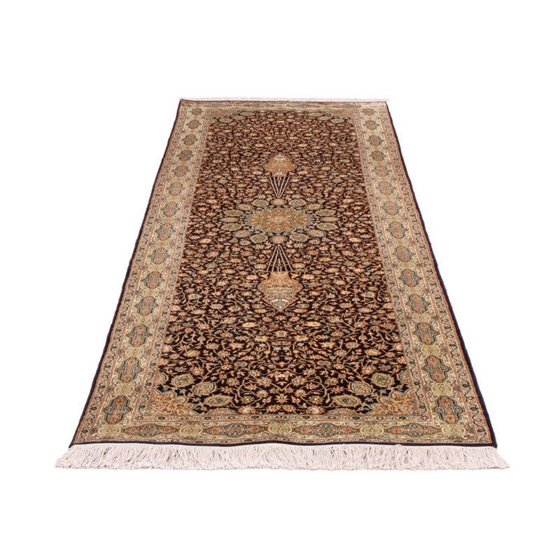 カシミールシルク 絨毯 255x81cm - オリエンタル絨毯