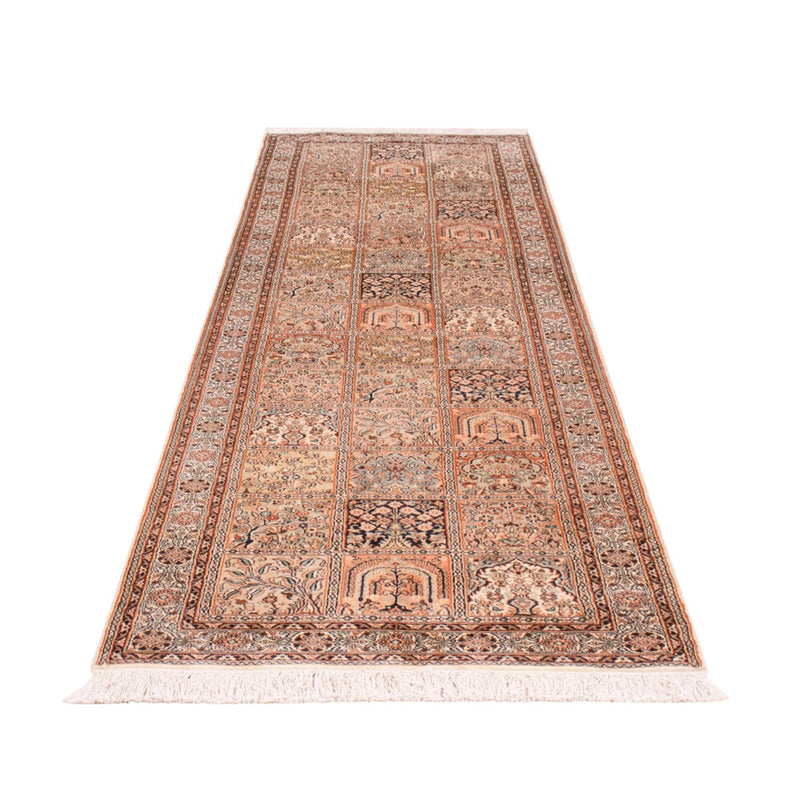 カシミールシルク 絨毯 307x81cm - オリエンタル絨毯