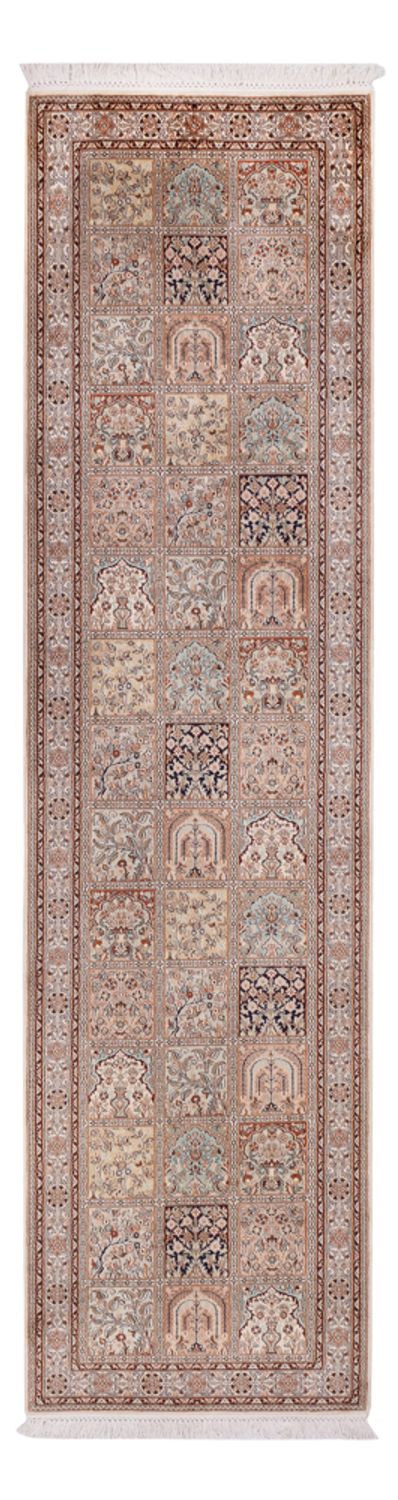 カシミールシルク 絨毯 77x298cm - オリエンタル絨毯