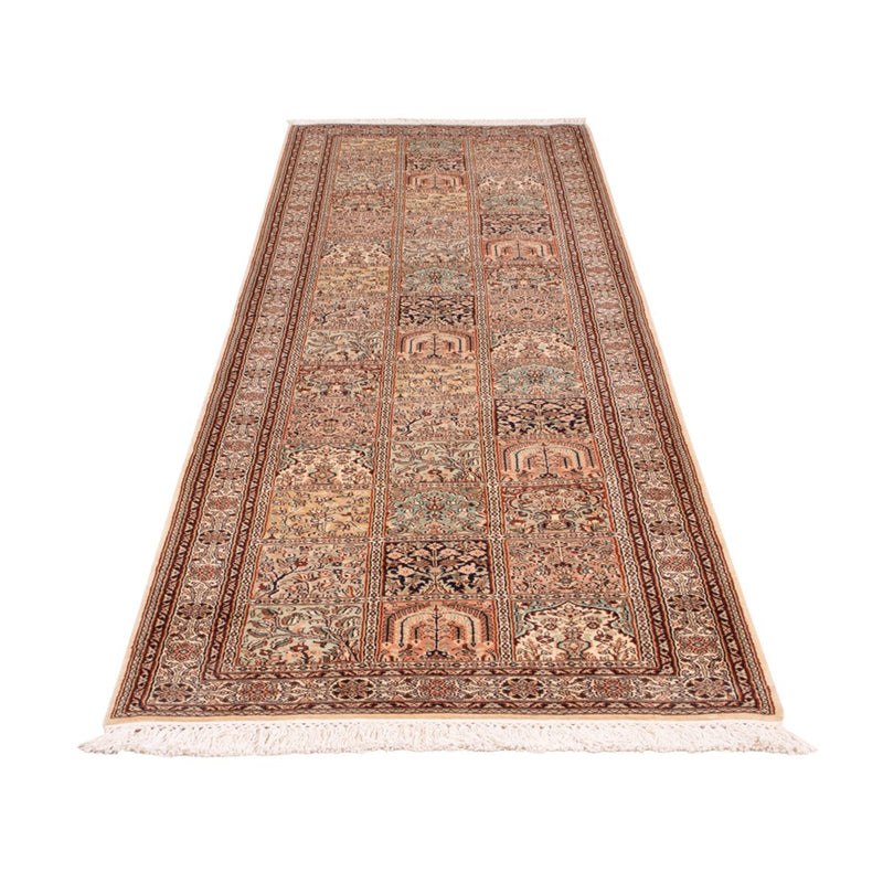 カシミールシルク 絨毯 298x77cm - オリエンタル絨毯