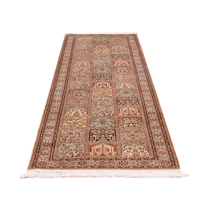 カシミールシルク 絨毯 301x79cm - オリエンタル絨毯
