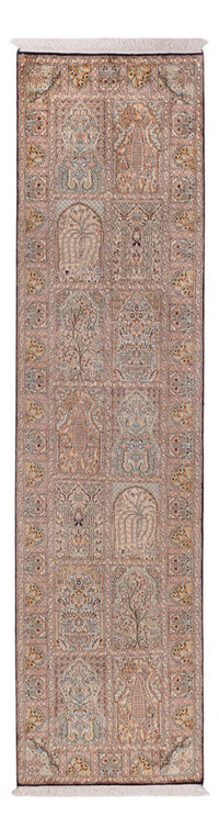 カシミールシルク 絨毯 296x77cm - オリエンタル絨毯 – product image