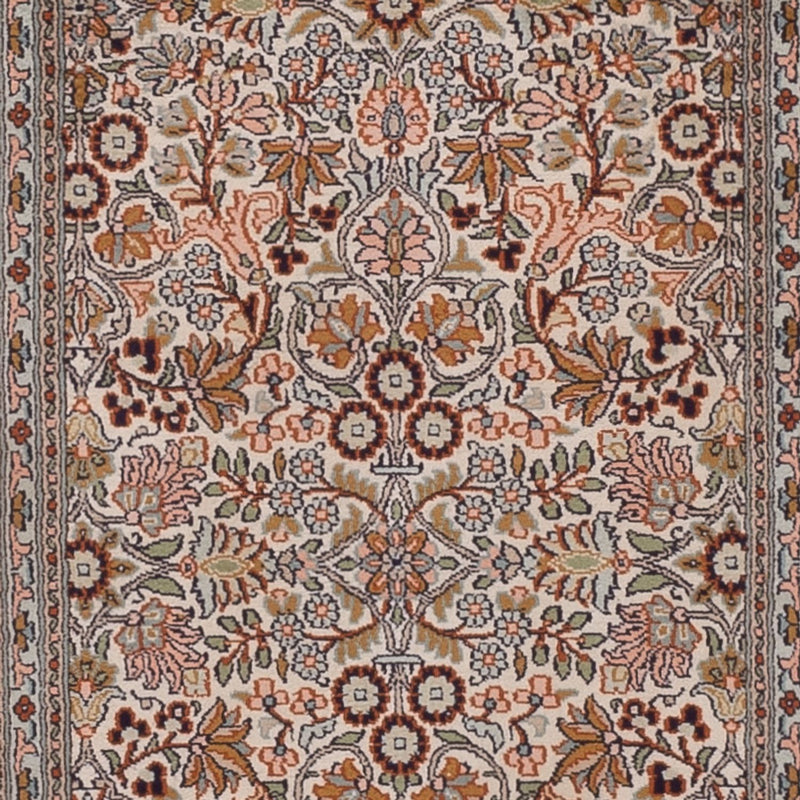 カシミールシルク 絨毯 338x79cm - オリエンタル絨毯
