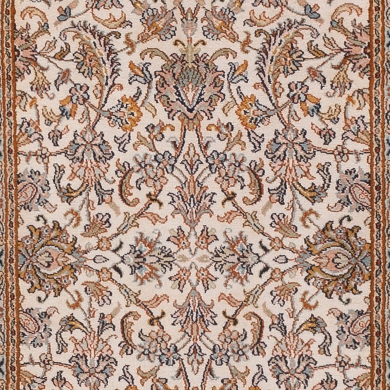 カシミールシルク 絨毯 325x76cm - オリエンタル絨毯