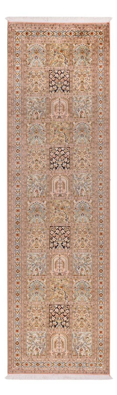 カシミールシルク 絨毯 79x282cm - オリエンタル絨毯