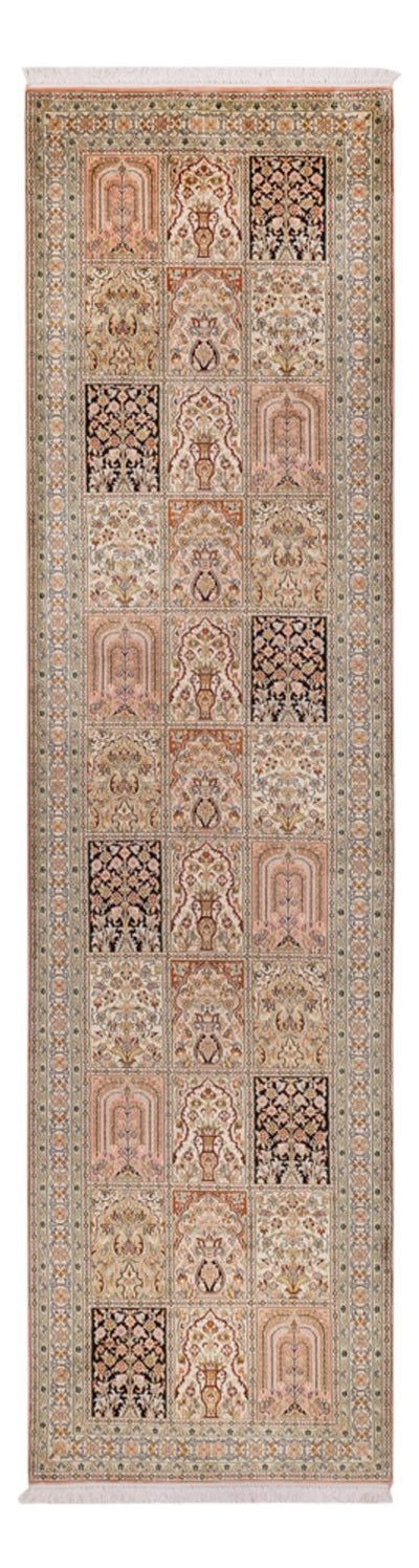 カシミールシルク 絨毯 81x310cm - オリエンタル絨毯