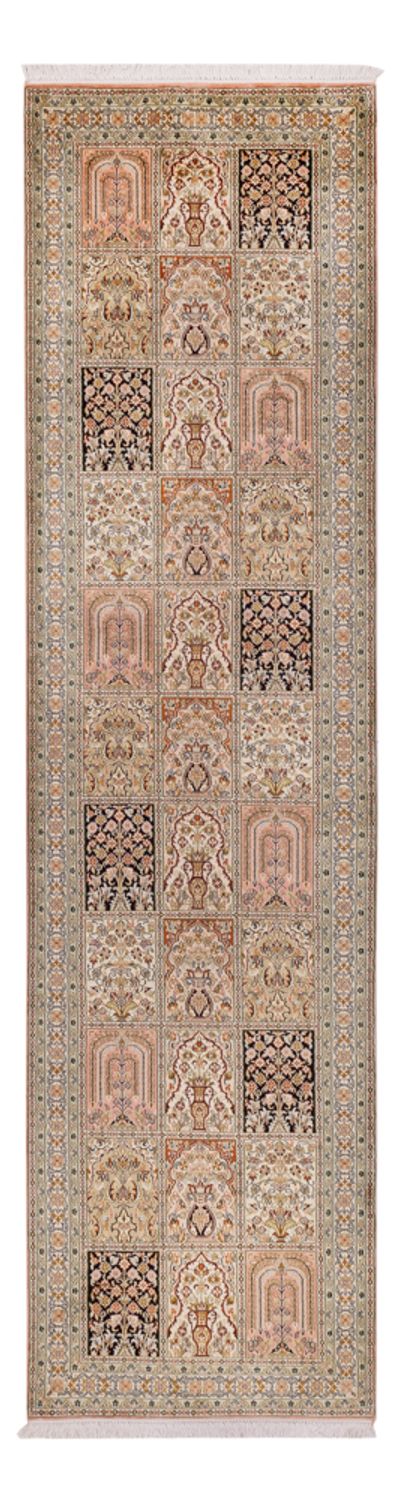カシミールシルク 絨毯 310x81cm - オリエンタル絨毯