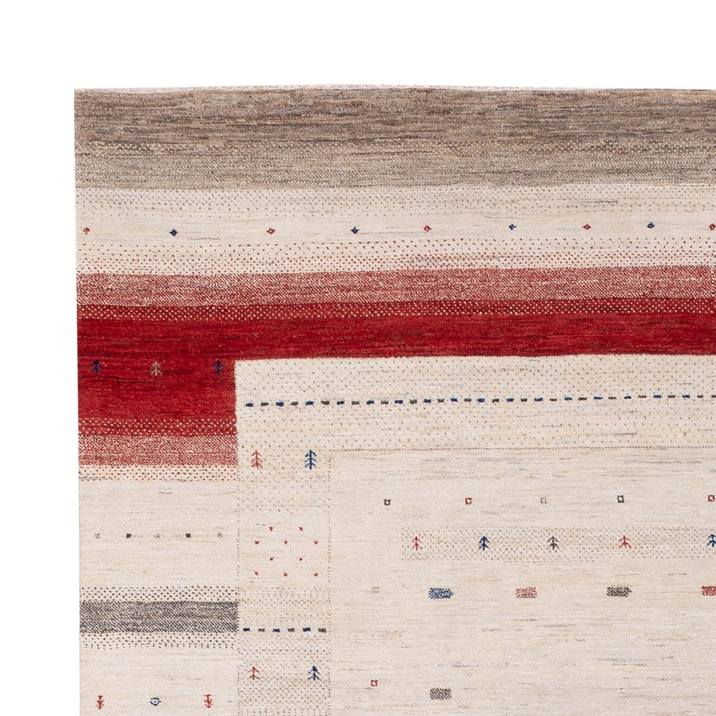 インド ロリバフト 絨毯 306x202cm - ウールラグ