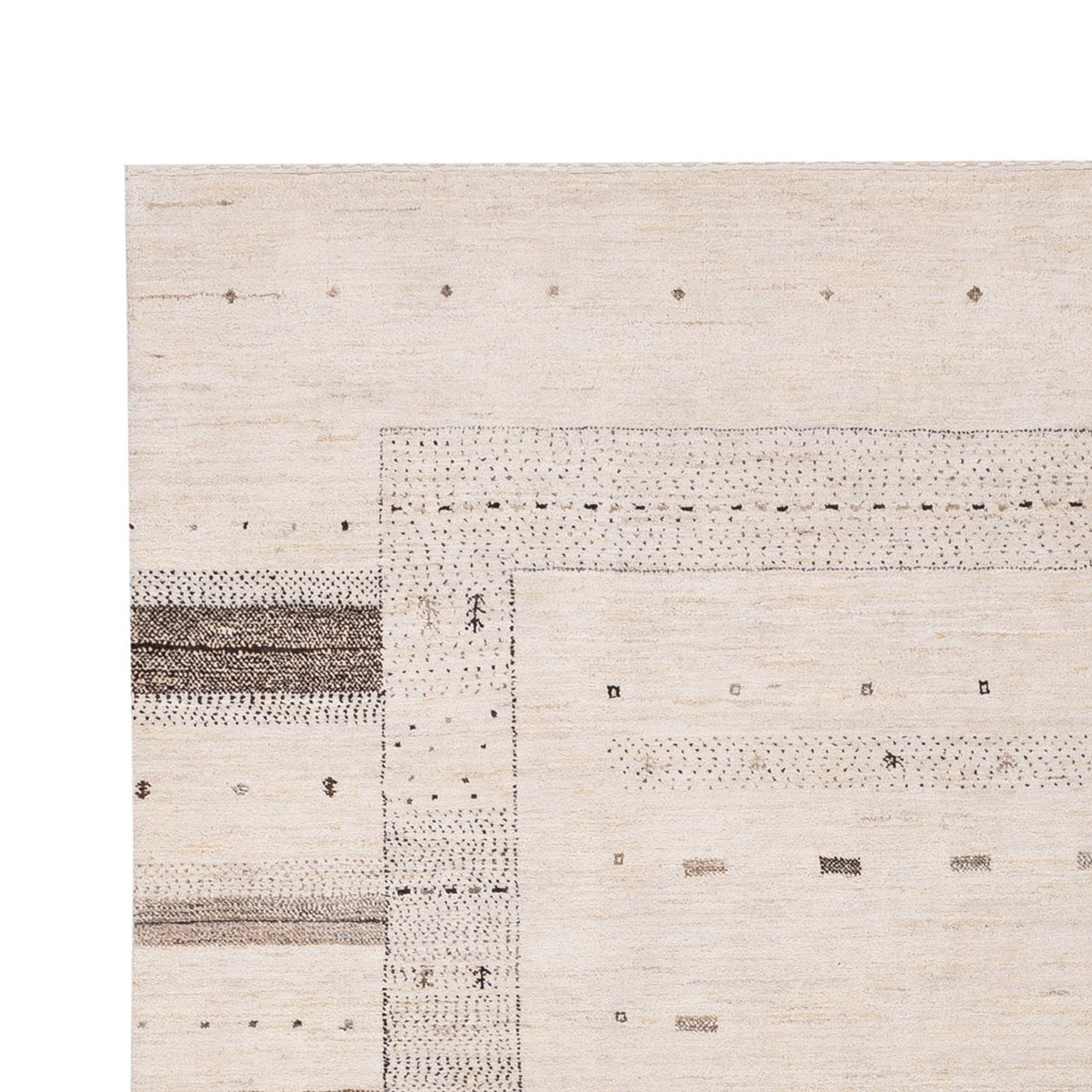 インド ロリバフト 絨毯 302x202cm - ウールラグ