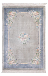 中国シルク 絨毯 185x123cm - オリエンタル絨毯 – product image