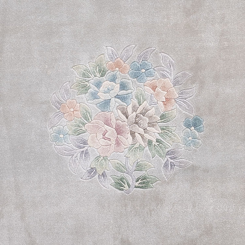 中国シルク 絨毯 185x123cm - オリエンタル絨毯
