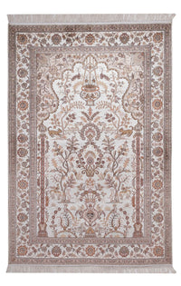 中国シルク 絨毯 183x122cm - オリエンタル絨毯 – product image