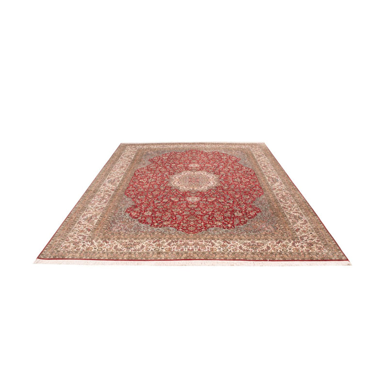 カシミールシルク 絨毯 303x220cm - オリエンタル絨毯