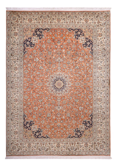 カシミールシルク 絨毯 220x306cm - オリエンタル絨毯