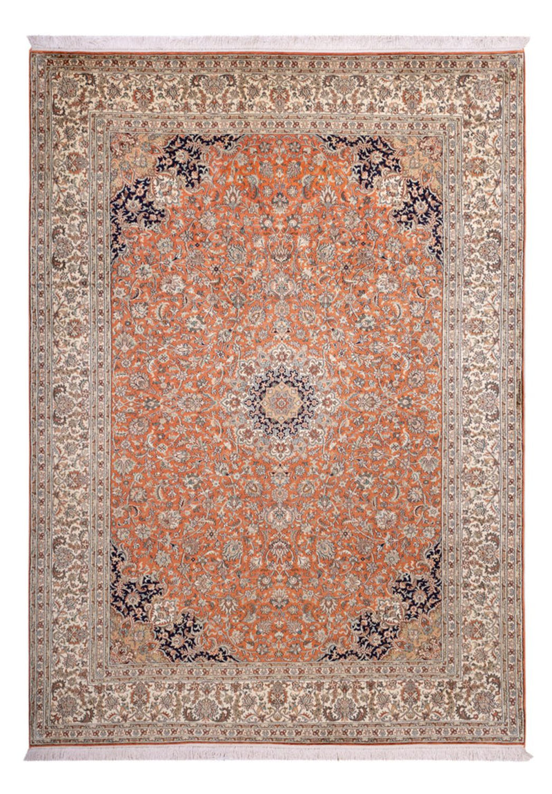 カシミールシルク 絨毯 306x220cm - オリエンタル絨毯