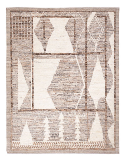 ベルベル絨毯 196x250cm - ウールラグ