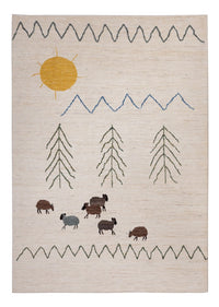 ベルベル絨毯 286x203cm - ウールラグ – product image