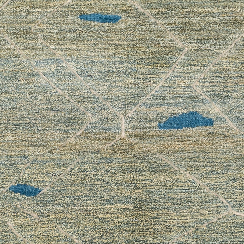ベルベル絨毯 199x160cm - ウールラグ