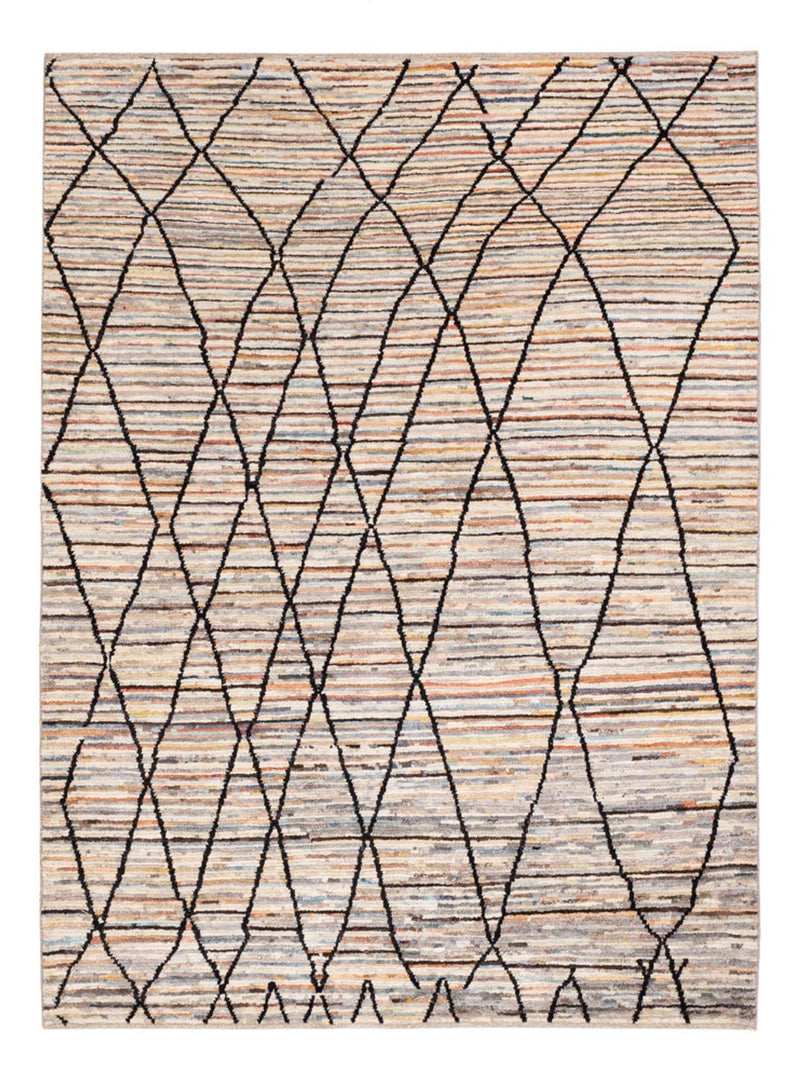 ベルベル絨毯 203x151cm - ウールラグ