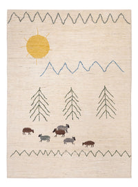 ベルベル絨毯 232x170cm - ウールラグ – product image