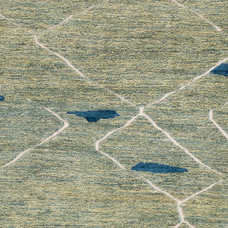 ベルベル絨毯 300x256cm - ウールラグ