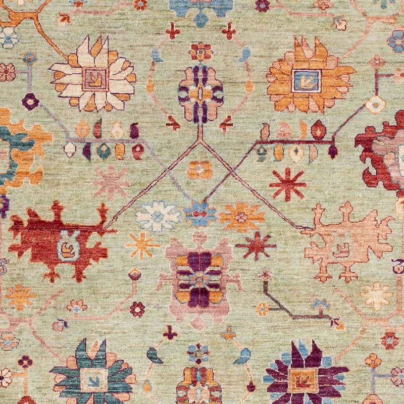 ウシャク 絨毯 336x244cm - オリエンタル絨毯