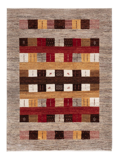 インド ロリバフト 絨毯 145x193cm - ウールラグ