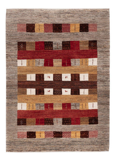 インド ロリバフト 絨毯 152x209cm - ウールラグ